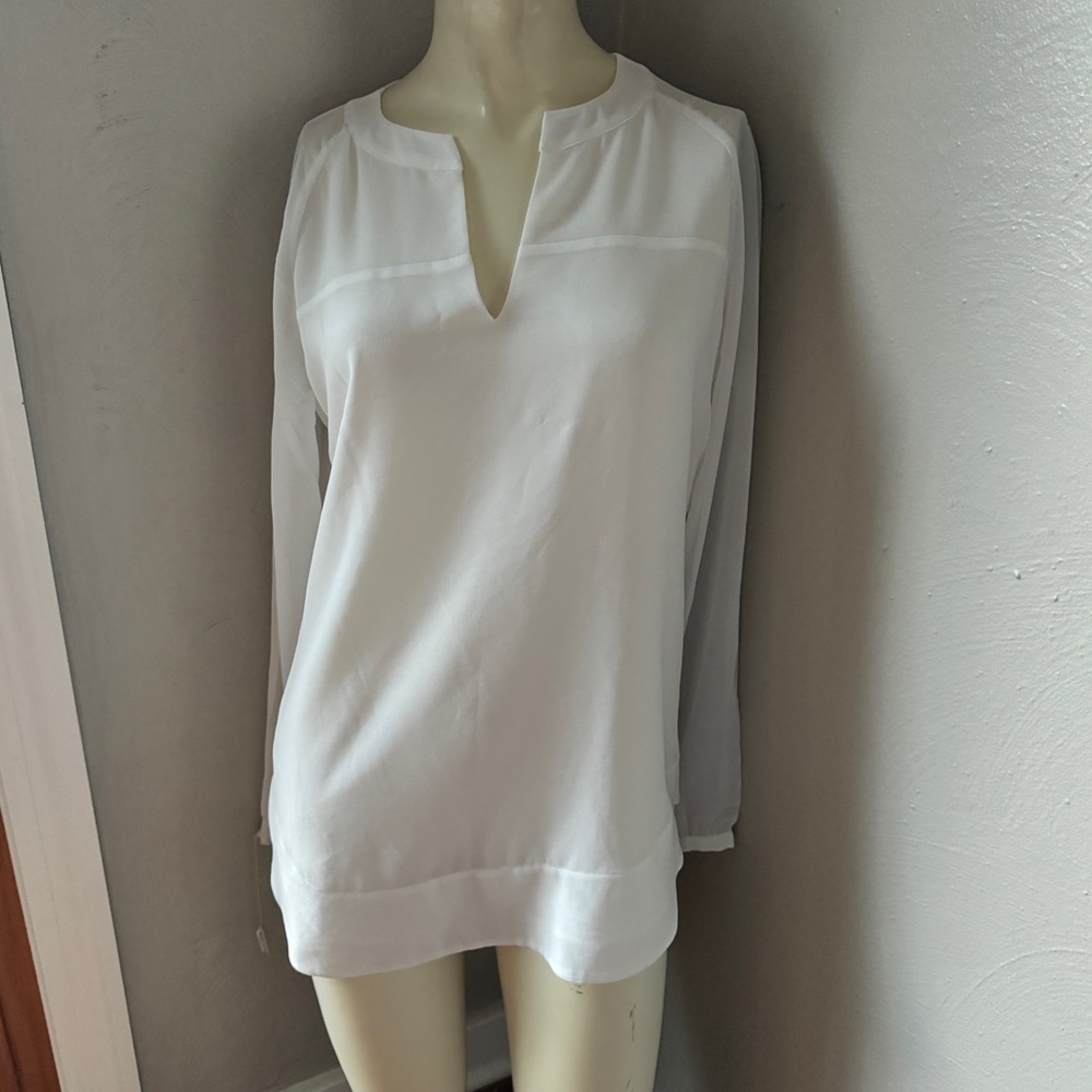 Cabi white blouse size xs